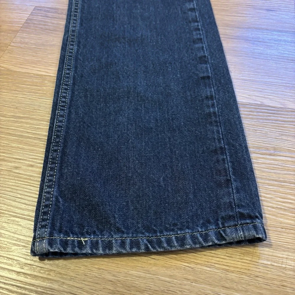 Levis 559 Mens 33x34 Relaxed Straight Leg Jeans Dark‎ Wash Blue Cotton Denim